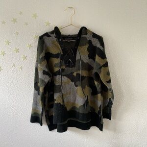 Camouflage Knit Sweater